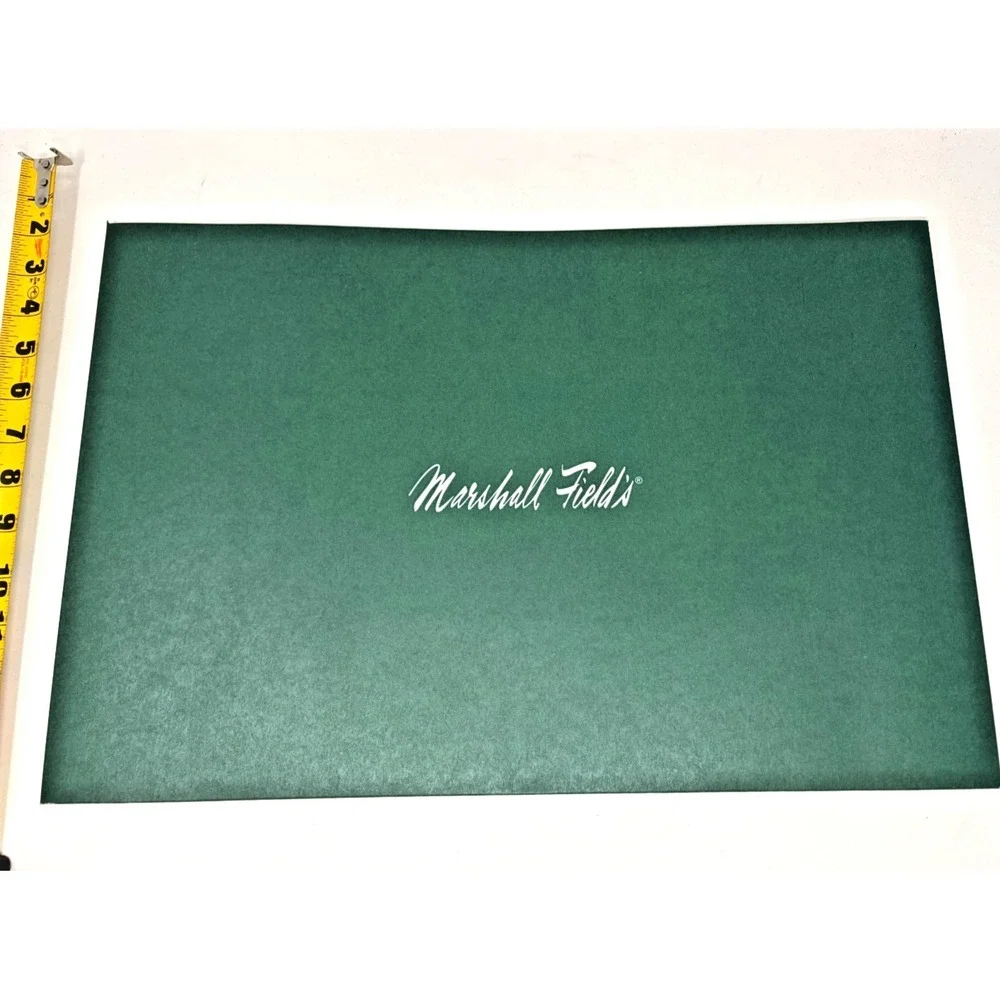 Vintage Dayton's Marshall Field's Green Department Store Gift Box Lid 20x13